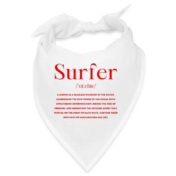 Surfer Definition - Bandana - Weiß - Vorne