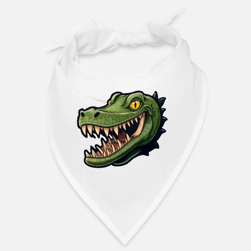 Alligator - Bandana - blanc