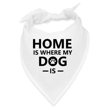 Dog Hund - Bandana - Weiß - Vorne