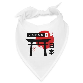 Japan - Bandana - Weiß - Vorne
