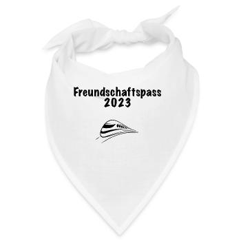 Der Deutsch-französische Freundschaftspass 2023 - Bandana - Weiß - Vorne
