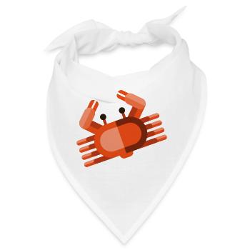 Meerestiere - Bandana - Weiß - Vorne