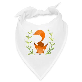 Wildtiere - Bandana - Weiß - Vorne
