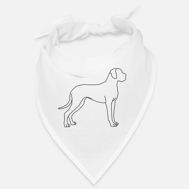 Great Dane Lineart 1 Bandana