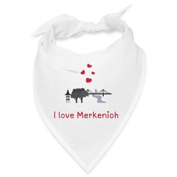 i love merkenich - Bandana - Weiß - Vorne
