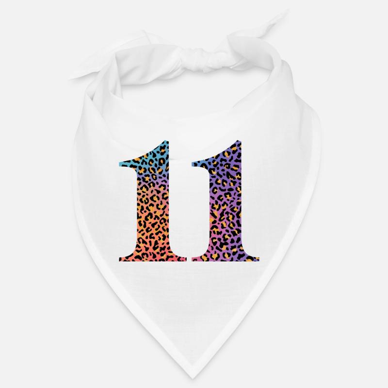 11e anniversaire léopard Bandana