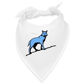 wolf wolf - Bandana - Weiß - Vorne