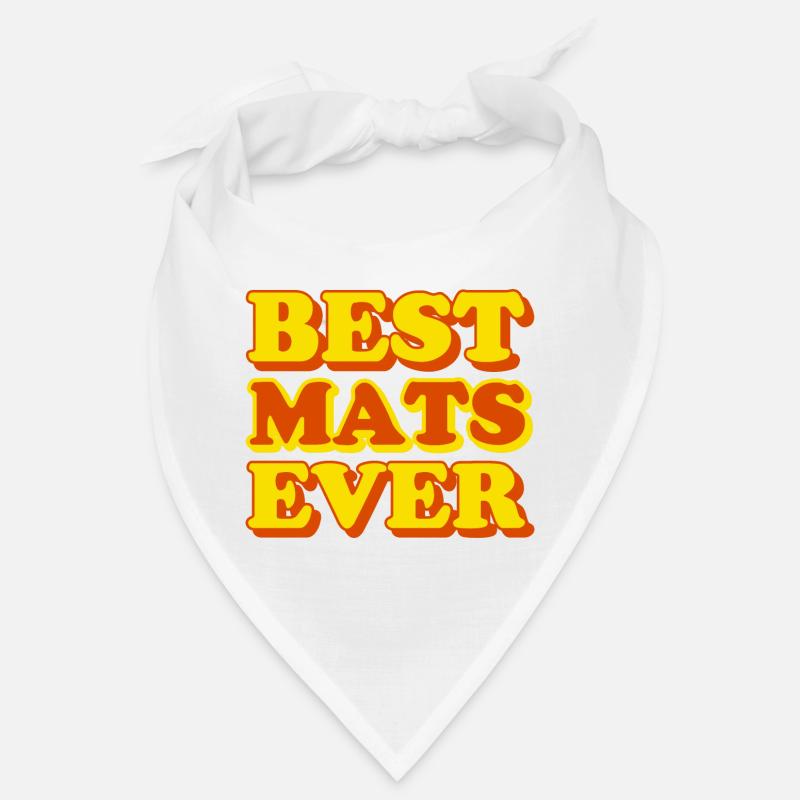 Mats First Name Funny Gift Bandana