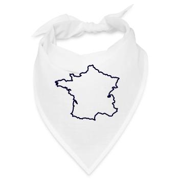 france country - Bandana - Weiß - Vorne