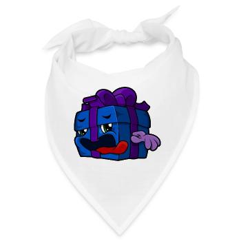 Christmas Gift Cartoon - Bandana - Weiß - Vorne