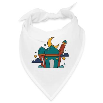 Ramadan Mubarak muslim islam Fasten moslem Allah - Bandana - Weiß - Vorne