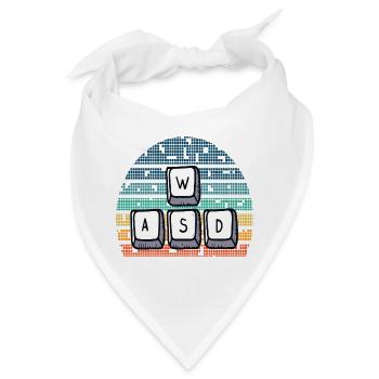 WASD Retro - Bandana - Weiß - Vorne