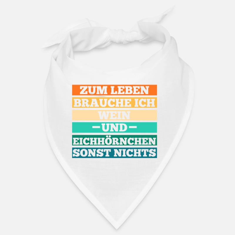 Wein Eichhörnchen Bandana