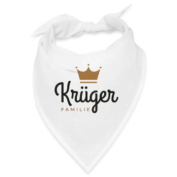 Krüger-Familie - Bandana - Weiß - Vorne