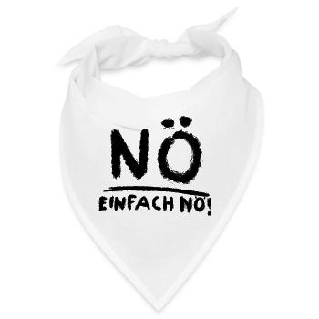 NÖ - Bandana - Weiß - Vorne