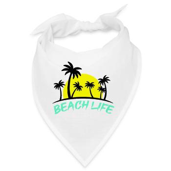 beach life - Bandana - Weiß - Vorne