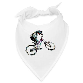 MTB MTB Downhill - Bandana - Weiß - Vorne