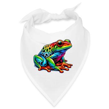 Frosch - Bandana - Weiß - Vorne