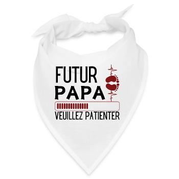 WERDENDER VATER - Bandana - Weiß - Vorne