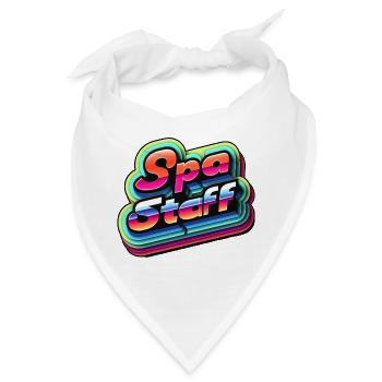 Spa Staff 8 - Bandana - Weiß - Vorne