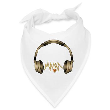 Kopfhörer - Bandana - Weiß - Vorne