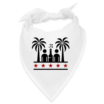 Drinking Beach Party - Bandana - Weiß - Vorne