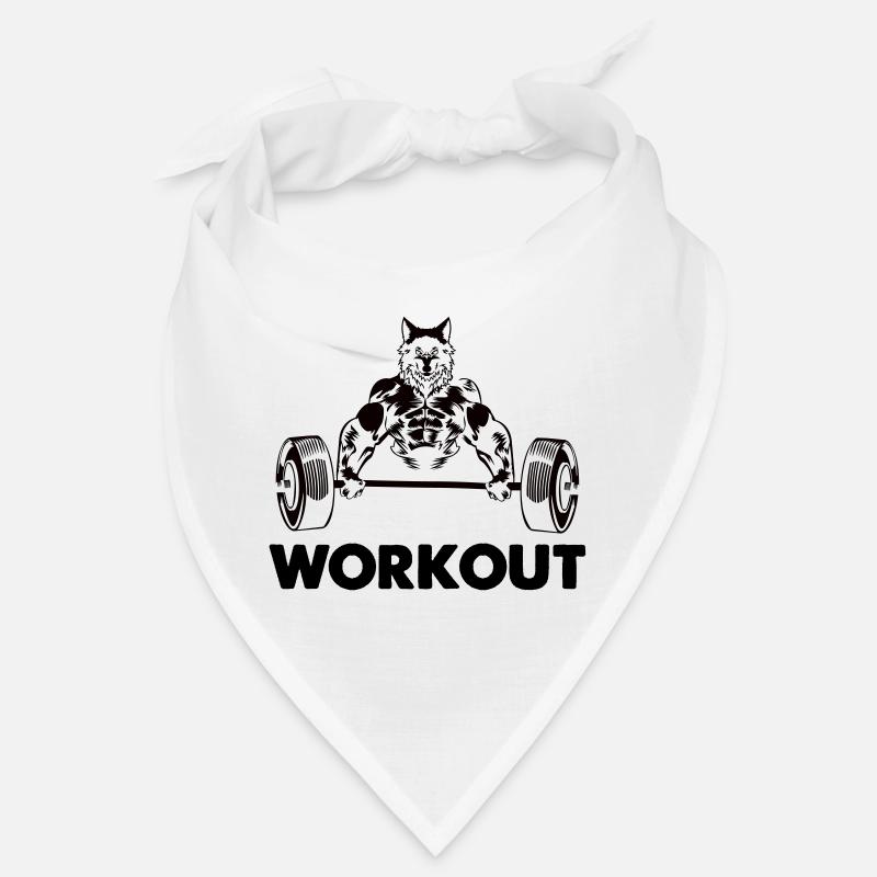 wolf bodybuider workout Bandana