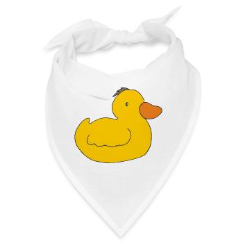 ente entchen - Bandana - Weiß - Vorne