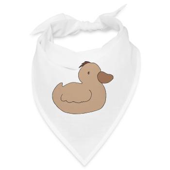 entchen sepia tönung - Bandana - Weiß - Vorne