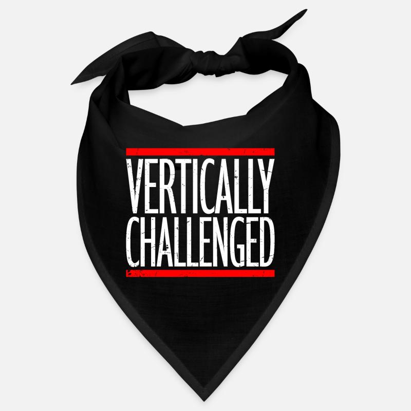 Vertically Challenged Funny Short People Joke Men Bandana