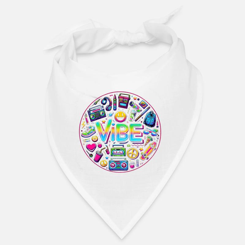 Retro-Vibe: Neon Buzz Bandana