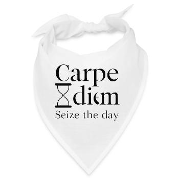 NUTZE DEN TAG - Bandana - Weiß - Vorne