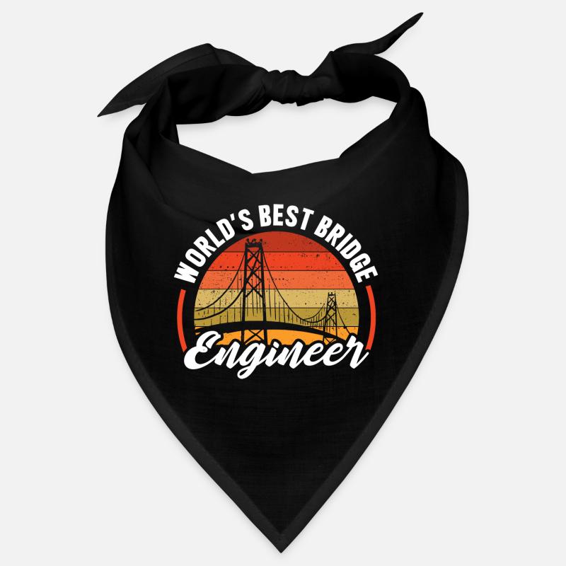 World's Best Bridge Engineer Construction Builder Bandana