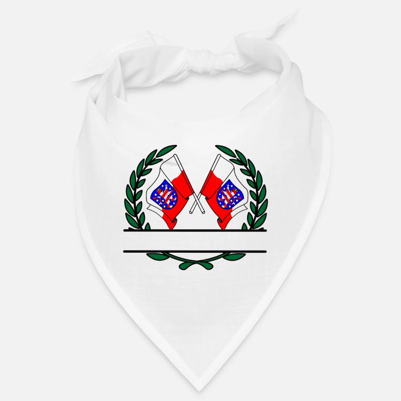 Drapeaux Thuringe couronne de laurier bannière Bandana