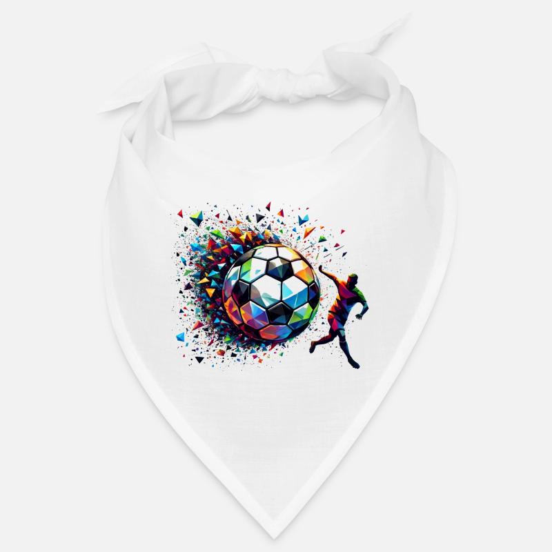 dynamic soccer player playing soccer Bandana