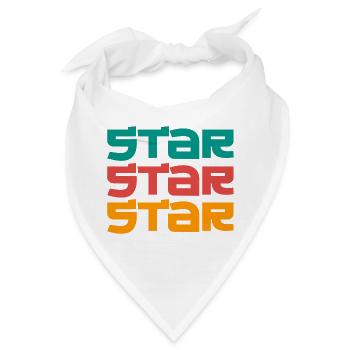 Superstar Star, Starlets und Stars - Bandana - Weiß - Vorne