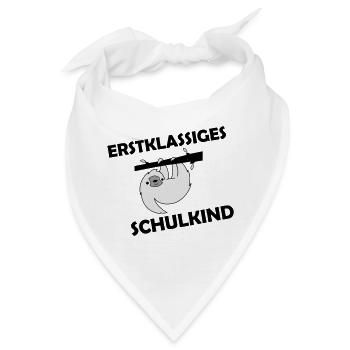 erstklassiges schulkind 002 - Bandana - Weiß - Vorne