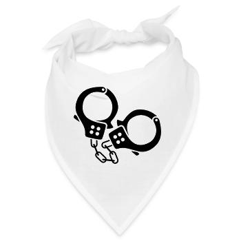 handschellen 2 - Bandana - Weiß - Vorne