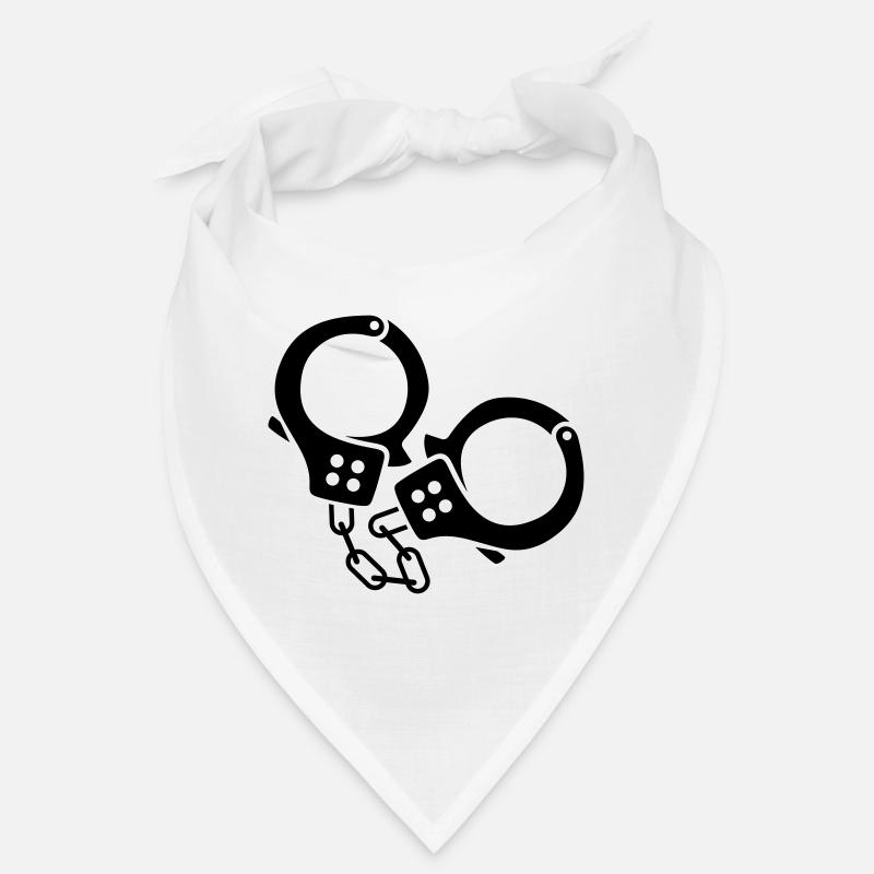 handschellen 2 - Bandana - Weiß