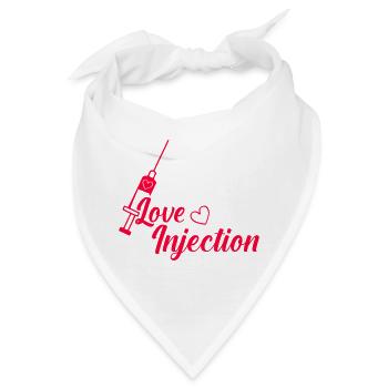 love injection - Bandana - Weiß - Vorne