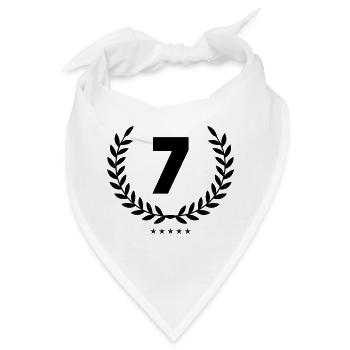 kranz 7 - Bandana - Weiß - Vorne
