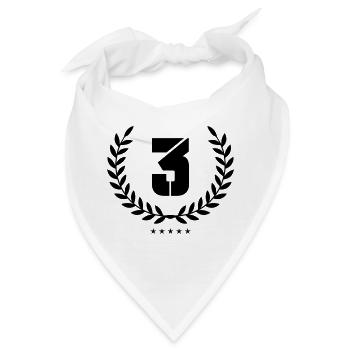 kranz 3 - Bandana - Weiß - Vorne