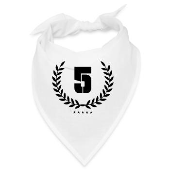 kranz 5 - Bandana - Weiß - Vorne