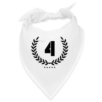 kranz 4 - Bandana - Weiß - Vorne
