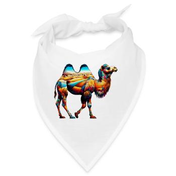 Kamel - Bandana - Weiß - Vorne