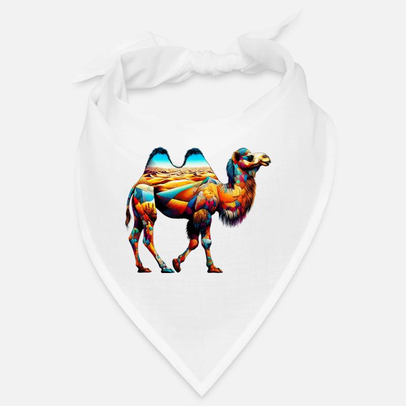 Kamel - Bandana - Weiß