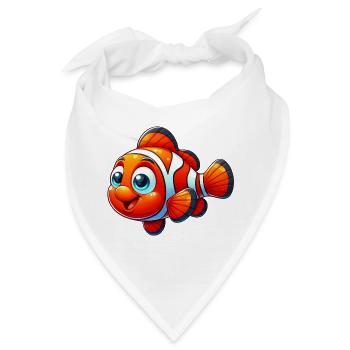Clownfische - Bandana - Weiß - Vorne