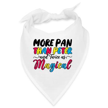More Pan Than Peter And Twice As Magical 2 - Bandana - Weiß - Vorne
