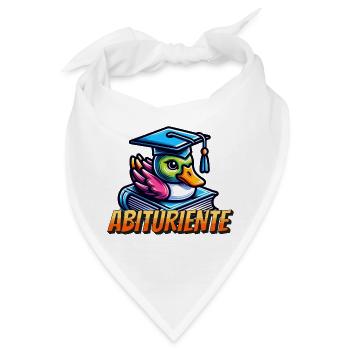 Abituriente Abi Motto - Bandana - Weiß - Vorne