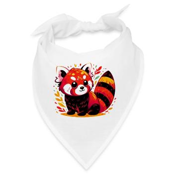 Kleiner Panda - Bandana - Weiß - Vorne